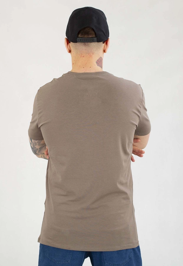 T-shirt Pit Bull Slim Fit USA Cal 140 taupe