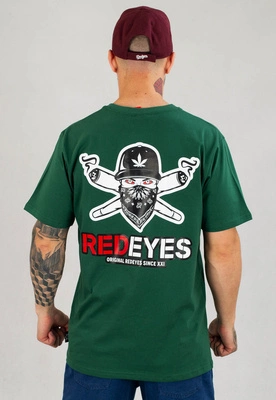 T-shirt Red Eyes Red zielony