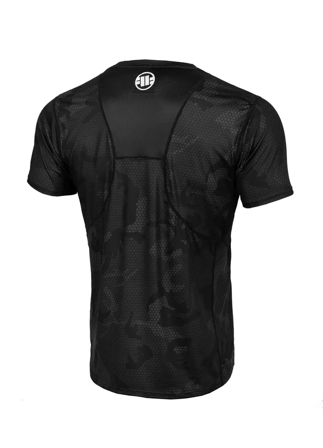 T-shirt Sportowy Pit Bull Mesh Performance Pro plus Net Camo II czarny