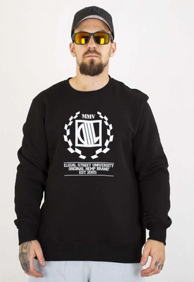 Bluza Diil Bez Kaptura Laur czarno biała