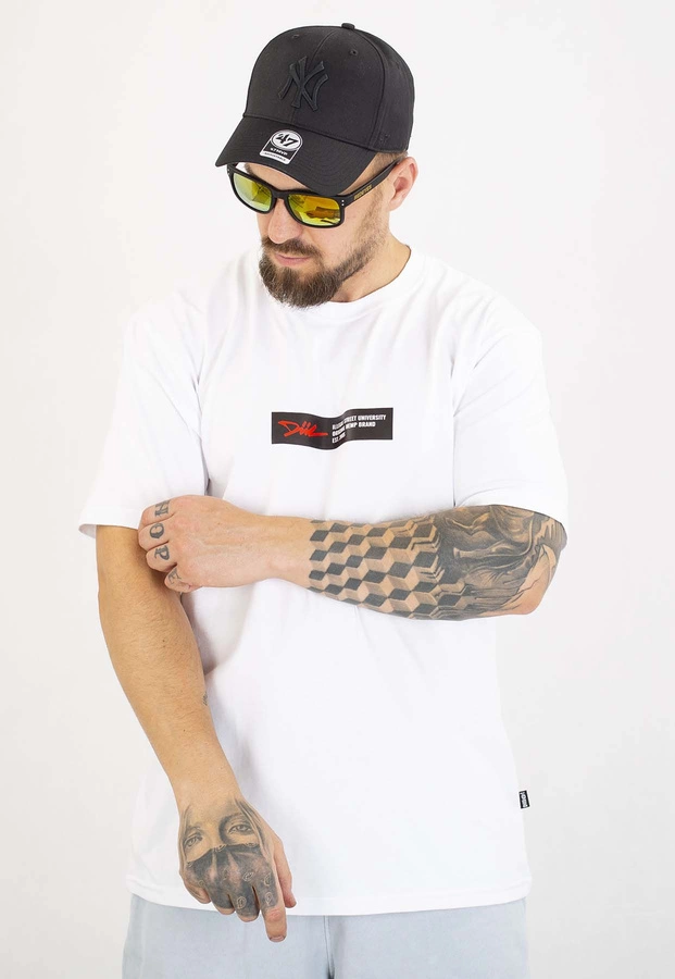 T-shirt Diil Frame biało czarny