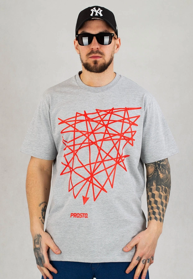 T-shirt Prosto Snizz szary