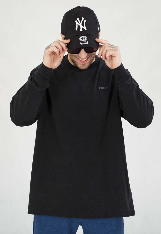 Longsleeve Prosto Ston grafitowy