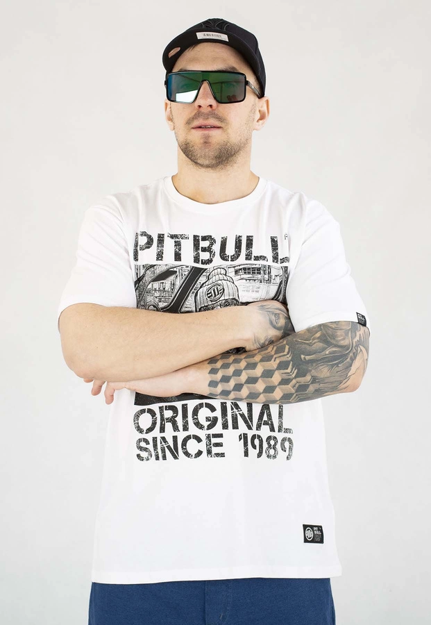 T-shirt Pit Bull 170 Drive white