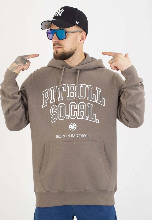 Bluza Pit Bull Z Kapturem So Cal taupe