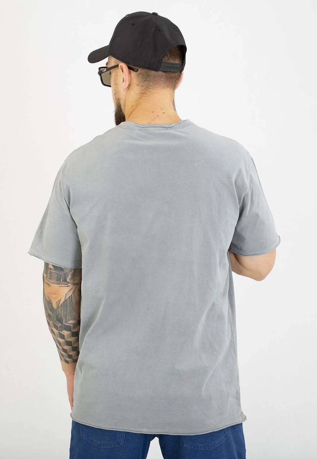 T-shirt Pit Bull Skull Logo 190 grey