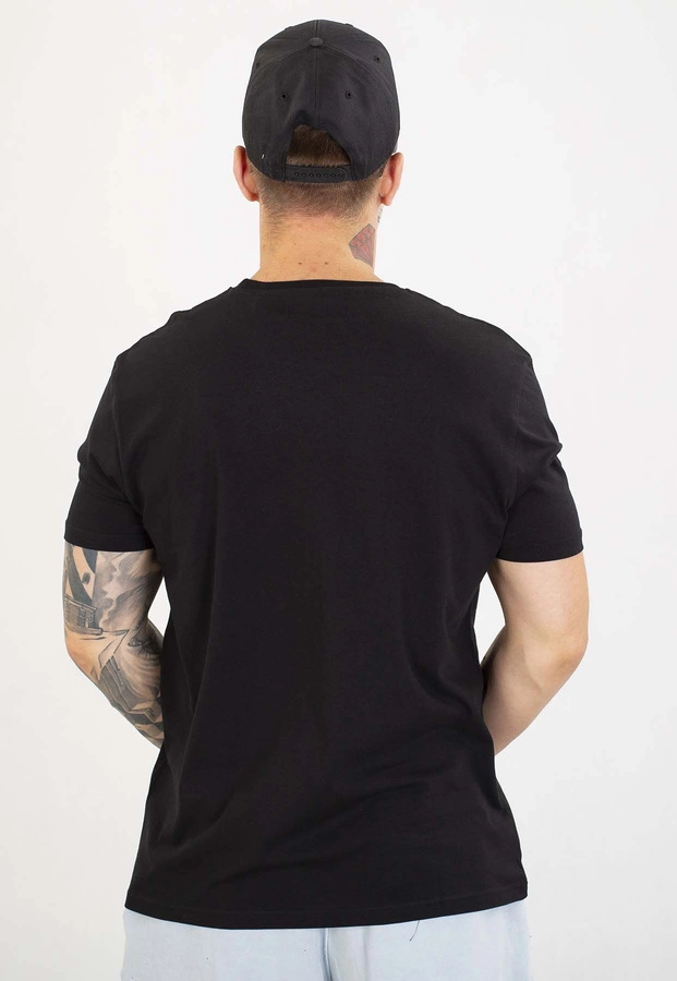 T-shirt Alpha Industries Basic Foil Print 100501FP czarno złoty