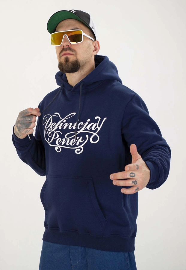 Bluza RPS Rychu Peja Solufka Z Kapturem Definicja granatowa