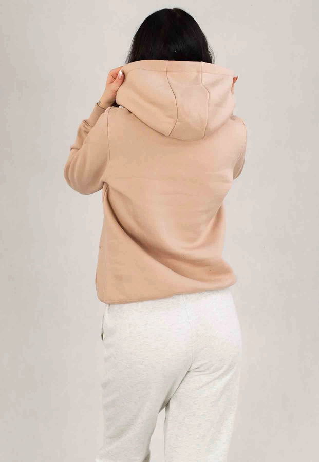 Bluza Nice View Brand Z Kapturem Small beżowa