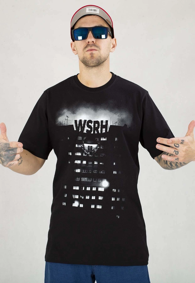 T-shirt WSRH Bloki czarny