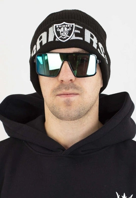 Czapka Zimowa New Era Wordmark Raiders 60691248 czarna