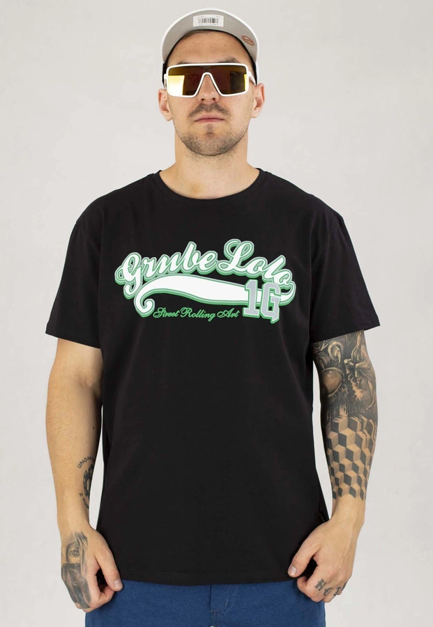 T-shirt Grube Lolo 1G czarny