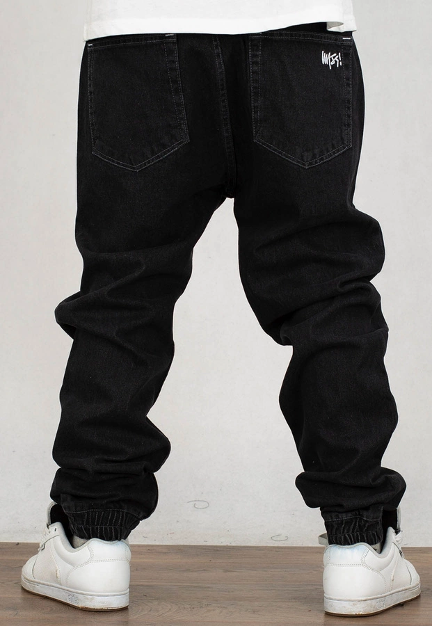 Spodnie Mass Jogger Sneaker Fit Signature 2.0 black washed