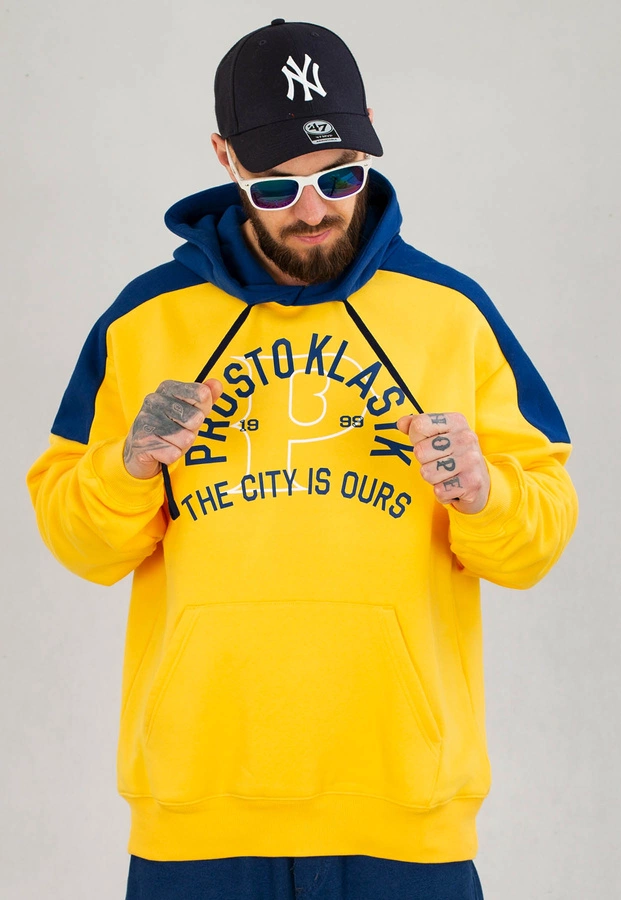 Bluza Prosto Hoodie Title żółta