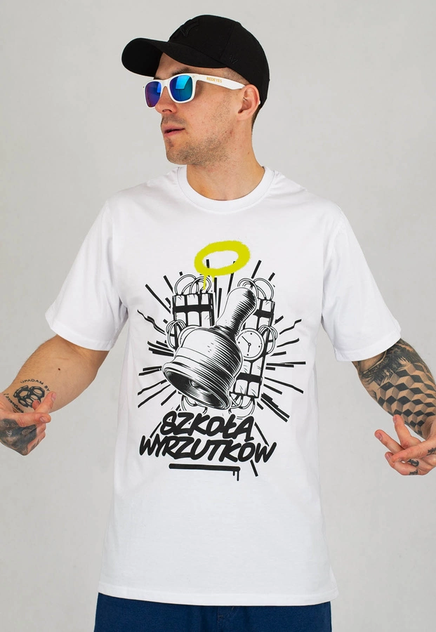 T-shirt WSRH Szkoła Wyrzutków biały