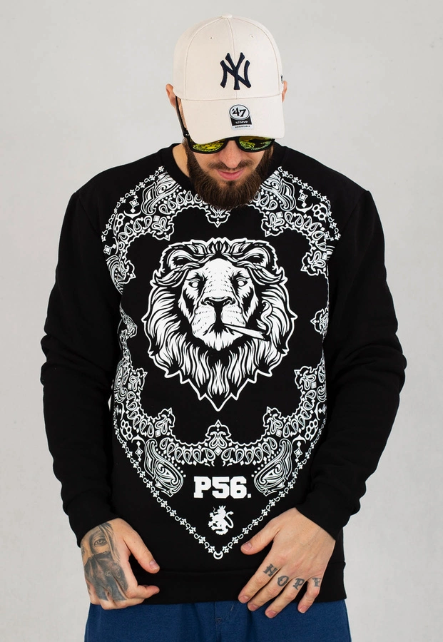 Bluza Dudek P56 Crewneck Bandana czarna