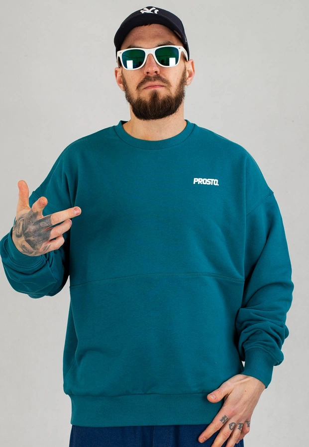 Bluza Prosto Crewneck Redner turkusowa