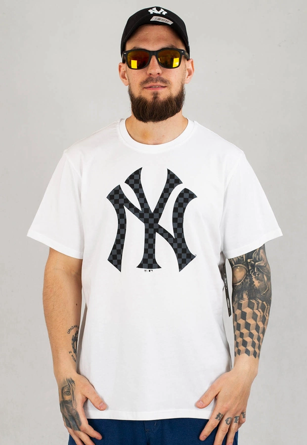 T-shirt 47 Brand MLB New York Yankees Imprint Echo 544103 biały