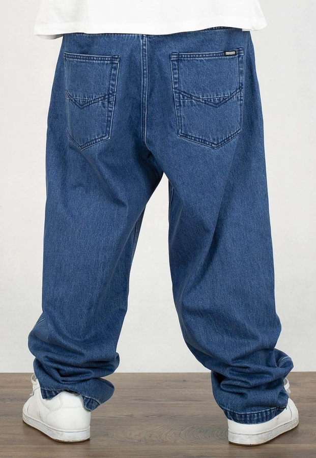 Spodnie Mass Jeans Baggy Fit Slang blue