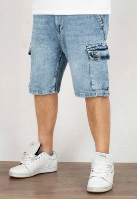 Spodenki I8 Denim Cargo Sho1 light blue