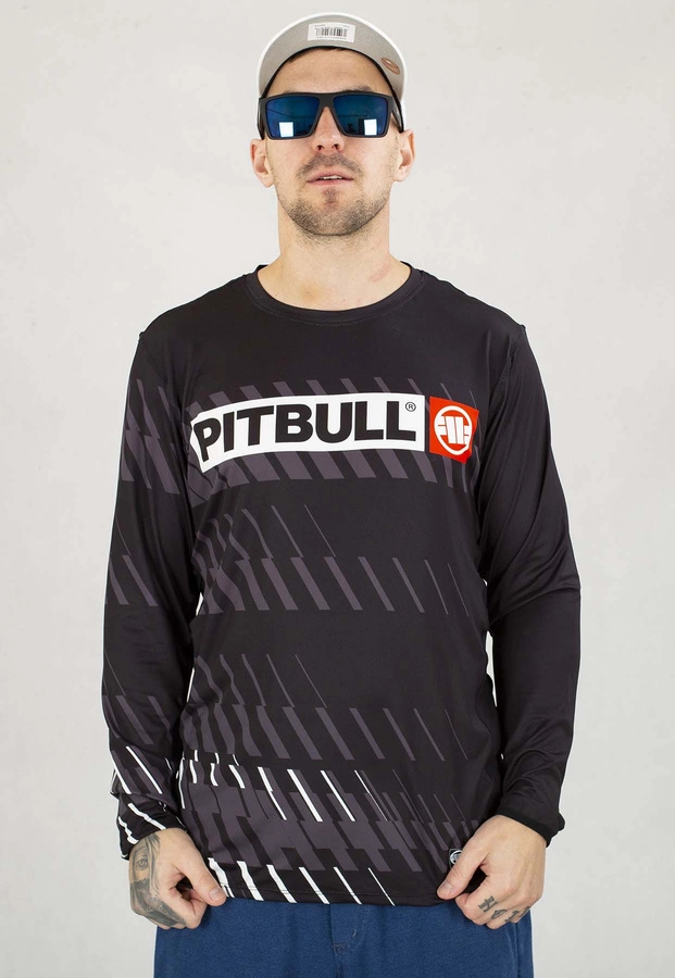 Longsleeve Pit Bull Sportowy Mesh Performance Pro Plus Street Dog czarny