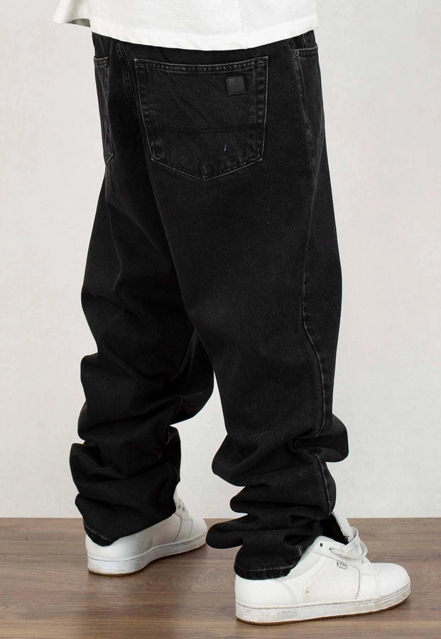 Spodnie Jigga Wear Baggy Jeans Patch black 