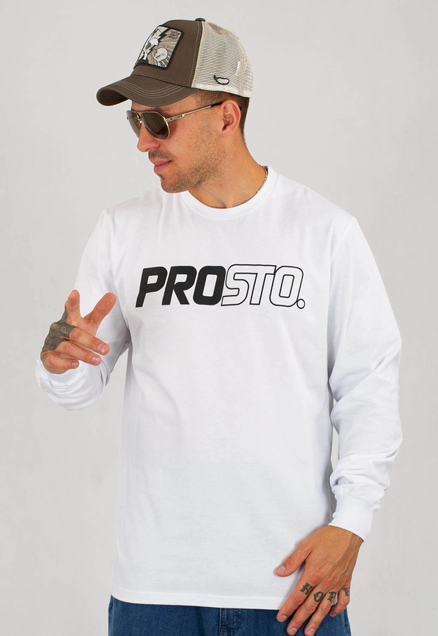 Longsleeve Prosto Jing biały