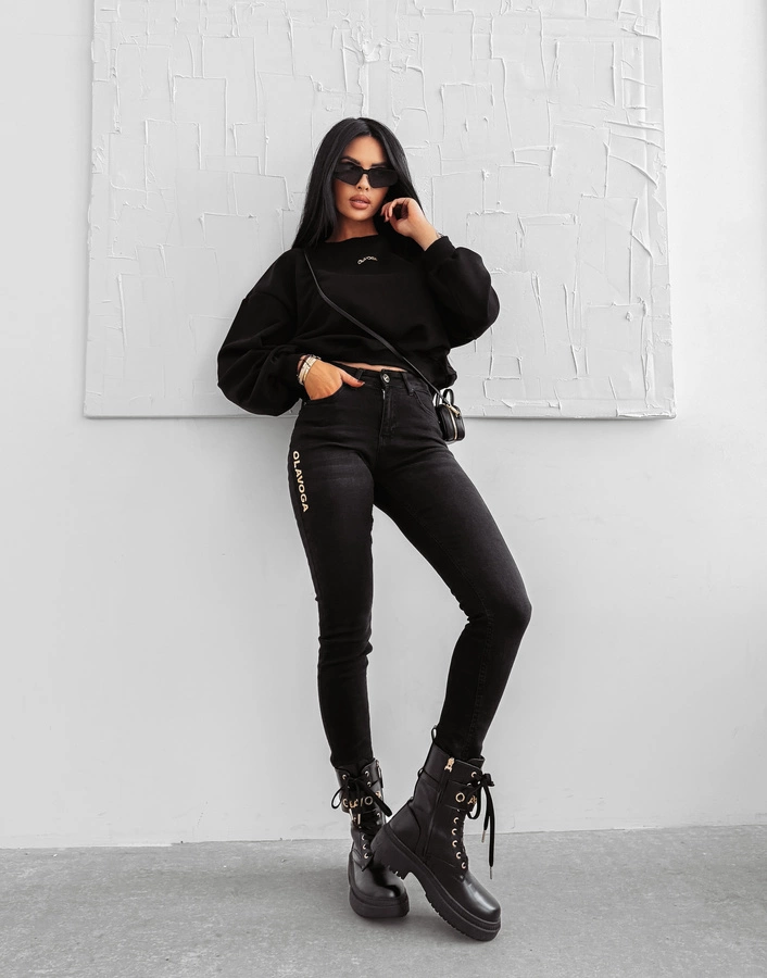 Bluza Olavoga Bez Kaptura Grav czarna