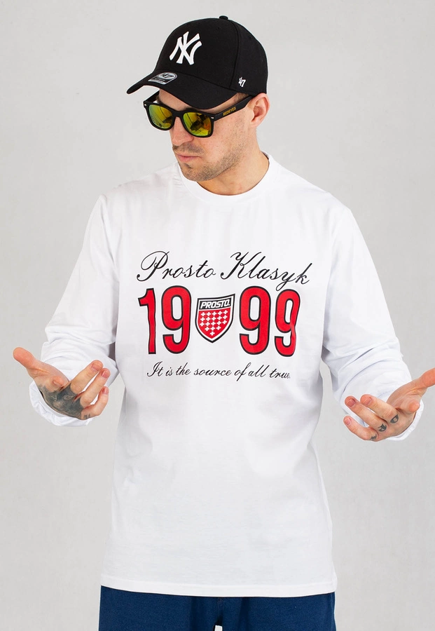 Longsleeve Prosto Sind biały