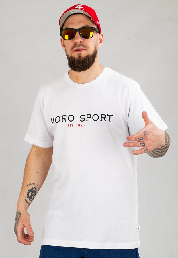 T-shirt Moro Sport Moro University biały