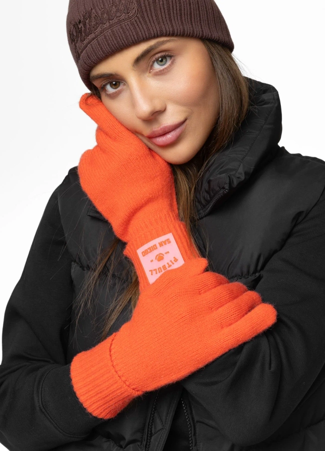 Rękawiczki Pit Bull Love PB Fluo orange