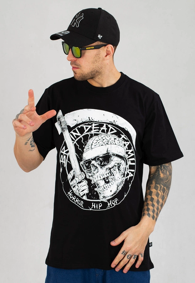 T-shirt Brain Dead Familia Death czarny
