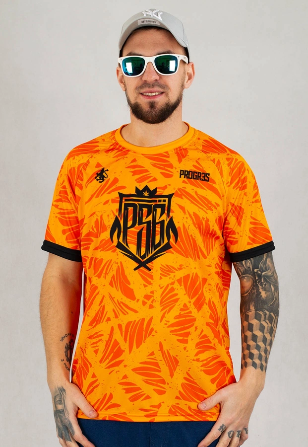 T-shirt Dudek P56 Joint Herb Football pomarańczowa