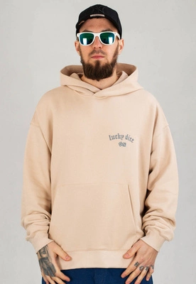 Bluza Lucky Dice Basic Logo beżowa