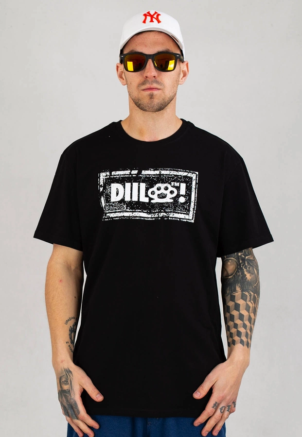 T-shirt Diil Damage czarny