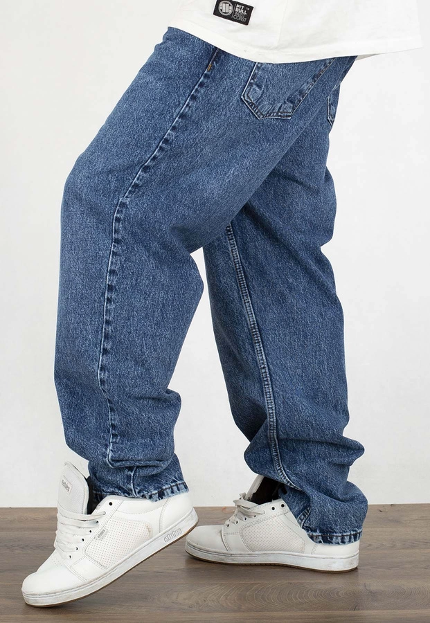Spodnie I8 Denim BAG64 Baggy medium blue