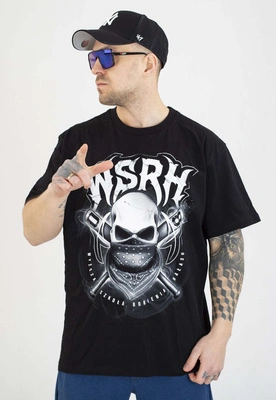 T-shirt WSRH Skull czarny
