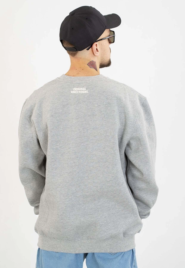 Bluza Mass Bez Kaptura Patch szara