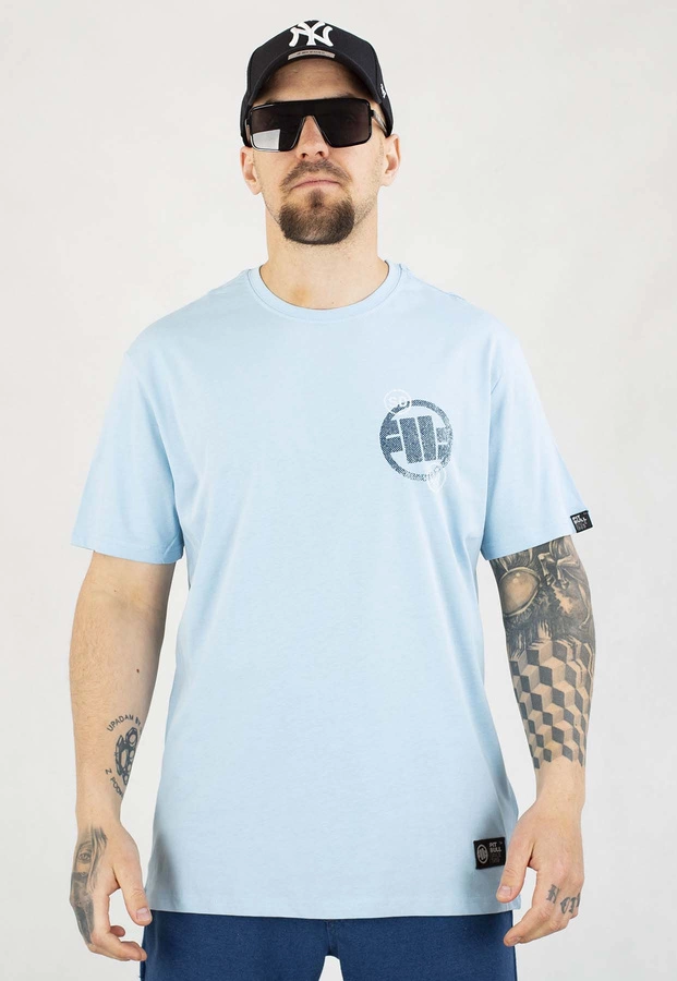 T-shirt Pit Bull SD Stamp 170 light blue