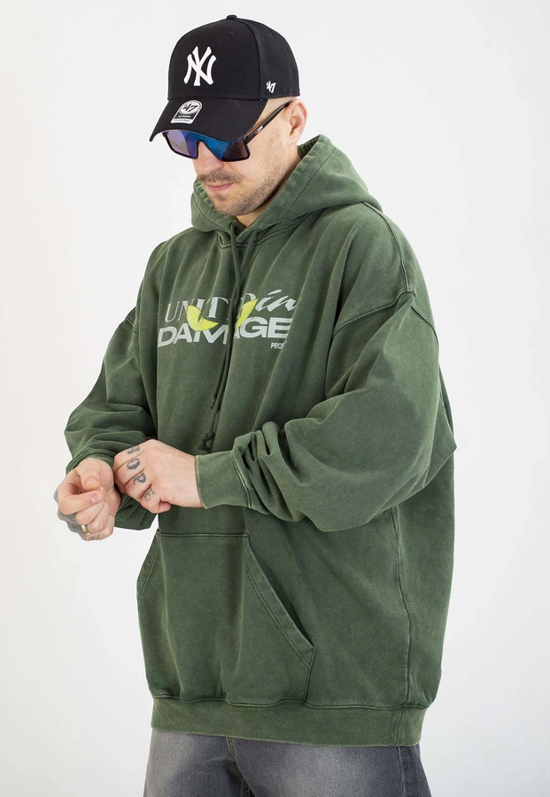 Bluza Prosto Z kapturem Demage washed khaki