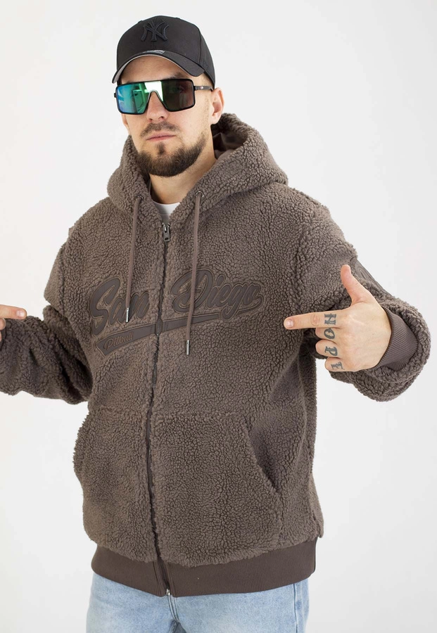 Bluza Pit Bull Z Kapturem ZIP Galaxy taupe