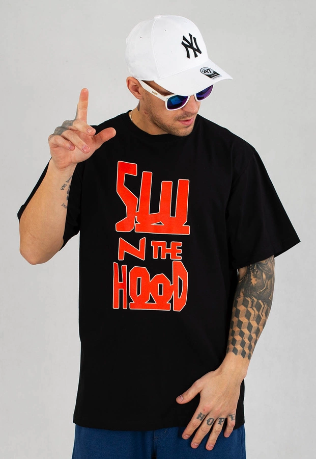 T-shirt RPS Rysiu Peja Solufka SLU N The Hood czarny