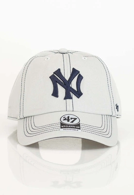 Czapka 47 Brand MLB New York Yankees Contrast Stitch ’47 CLEAN UP BCPTN-CONCU17GWS-GY15