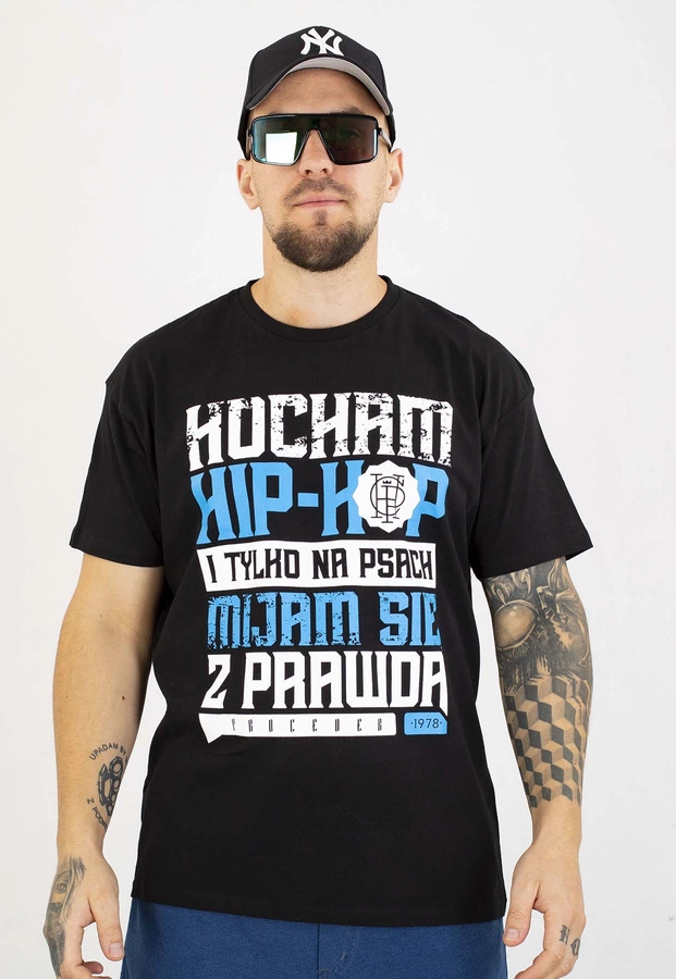 T-shirt Chada Proceder Kocham Hip Hop czarny