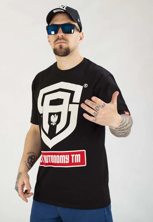 T-shirt Street Autonomy Poluck czarny