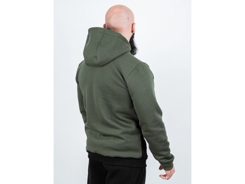 Bluza Środowisko Miejskie Z Kapturem Essential Bear khaki czarna