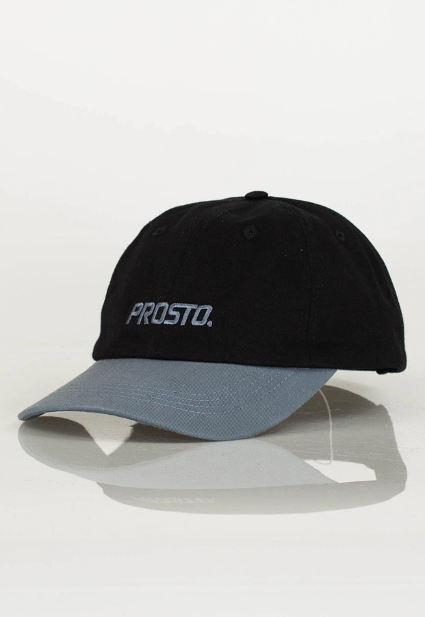 Czapka 6 Panel Prosto Huey czarno szara