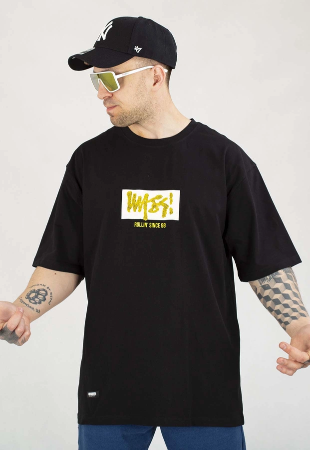 T-shirt Mass Rollin czarny