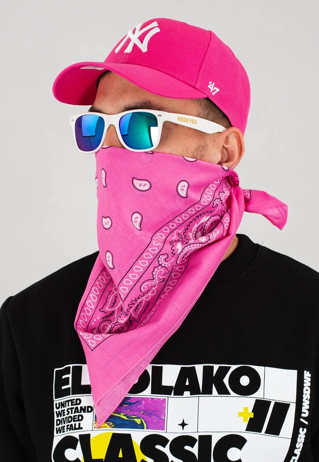 Chusta Red Eyes jasno różowa 