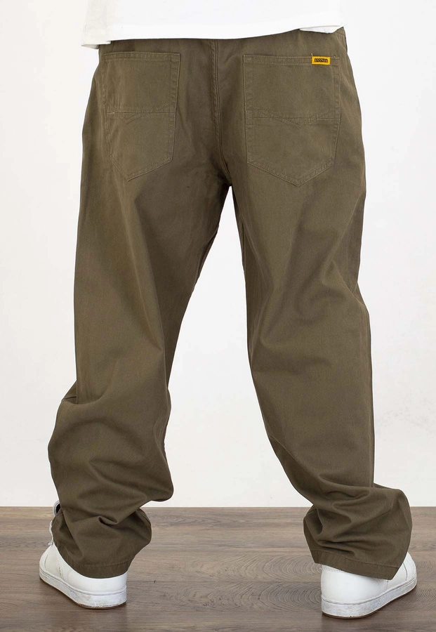 Spodnie Mass Pants Baggy Fit Slang oliwkowe